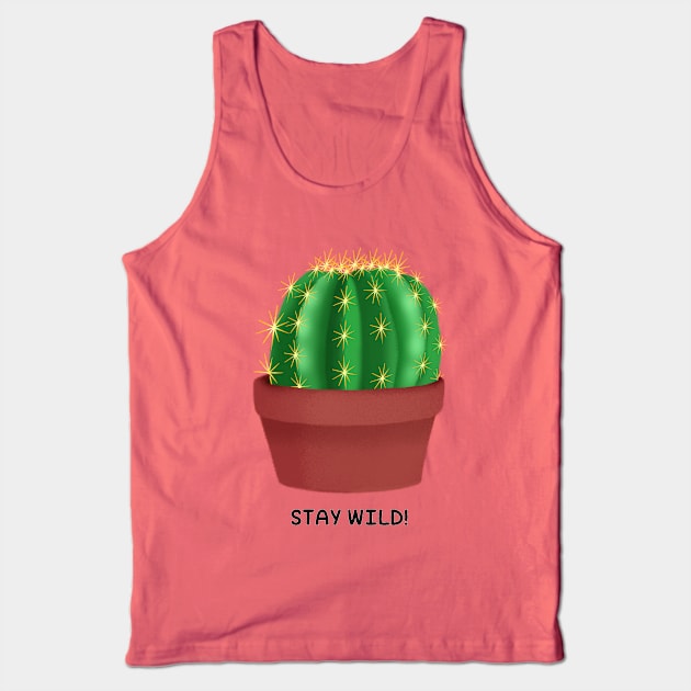 Stay wild Tank Top by cariespositodesign